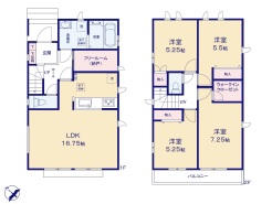 2号棟■リビングを見回せて、料理中でも安心してお子様のご様子をご確認いただけます！人気のウォークインクローゼット付き居室有り