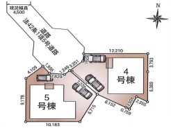 ■閑静な住宅街、カースペース２台可能（車種による）