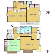 全居室南向き♪陽当り良く使い勝手の良い間取り