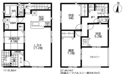 2号棟：間取り